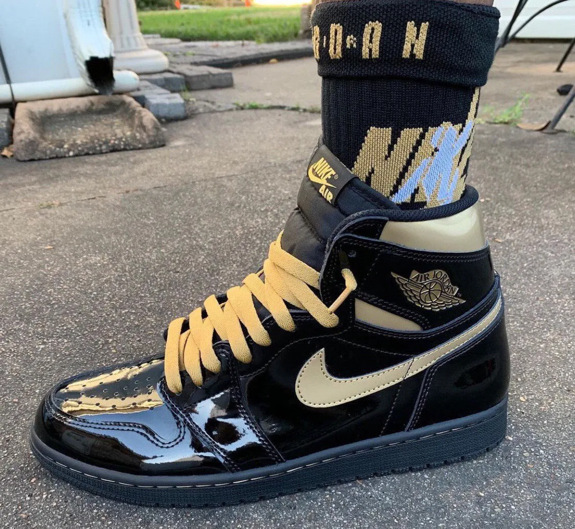 CE - AJ1 High Black Gold