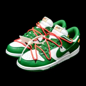 CE - OW x Dunk Low White Green