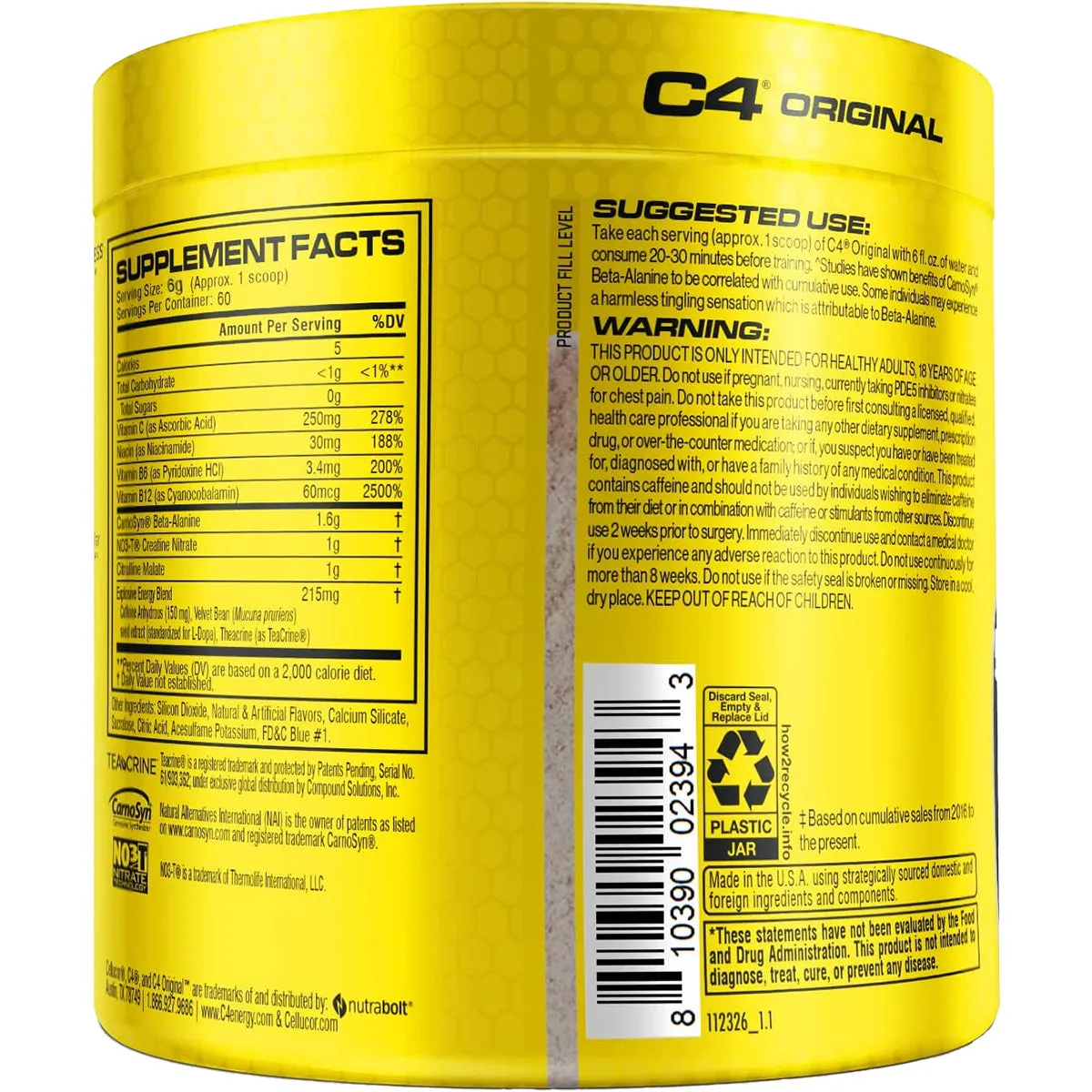 Cellucor C4 Original 60 Servings