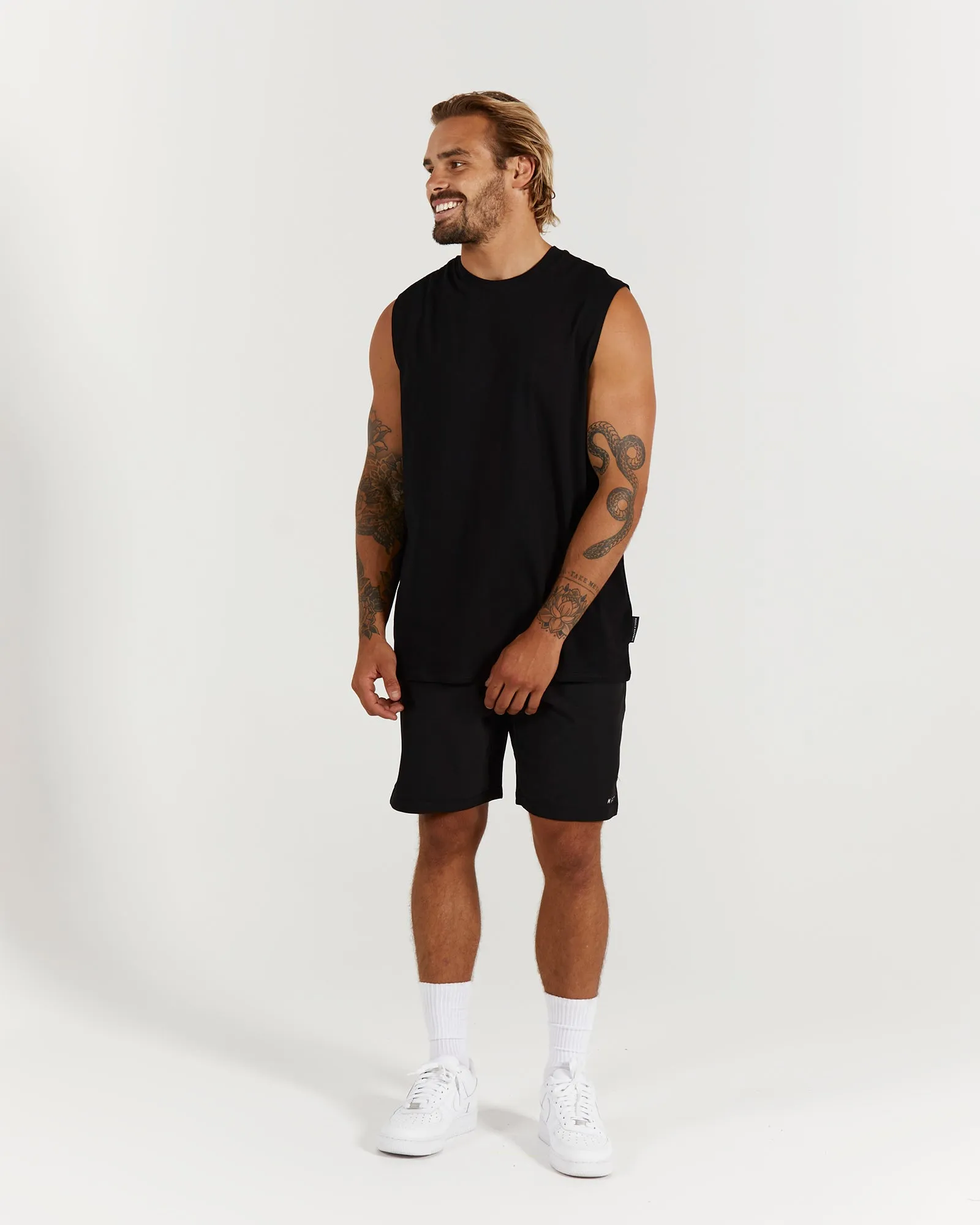 CLASSIC TONAL TANK - BLACK