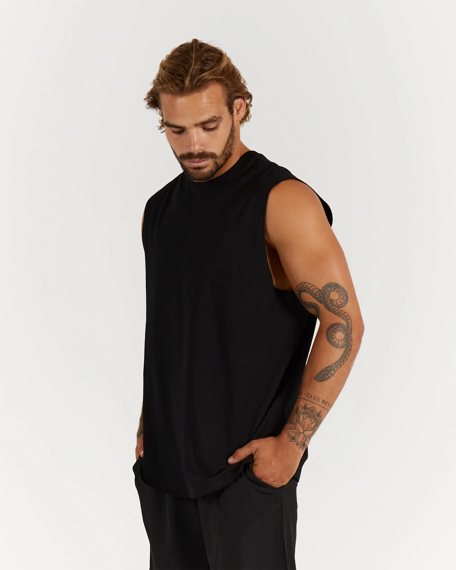 CLASSIC TONAL TANK - BLACK