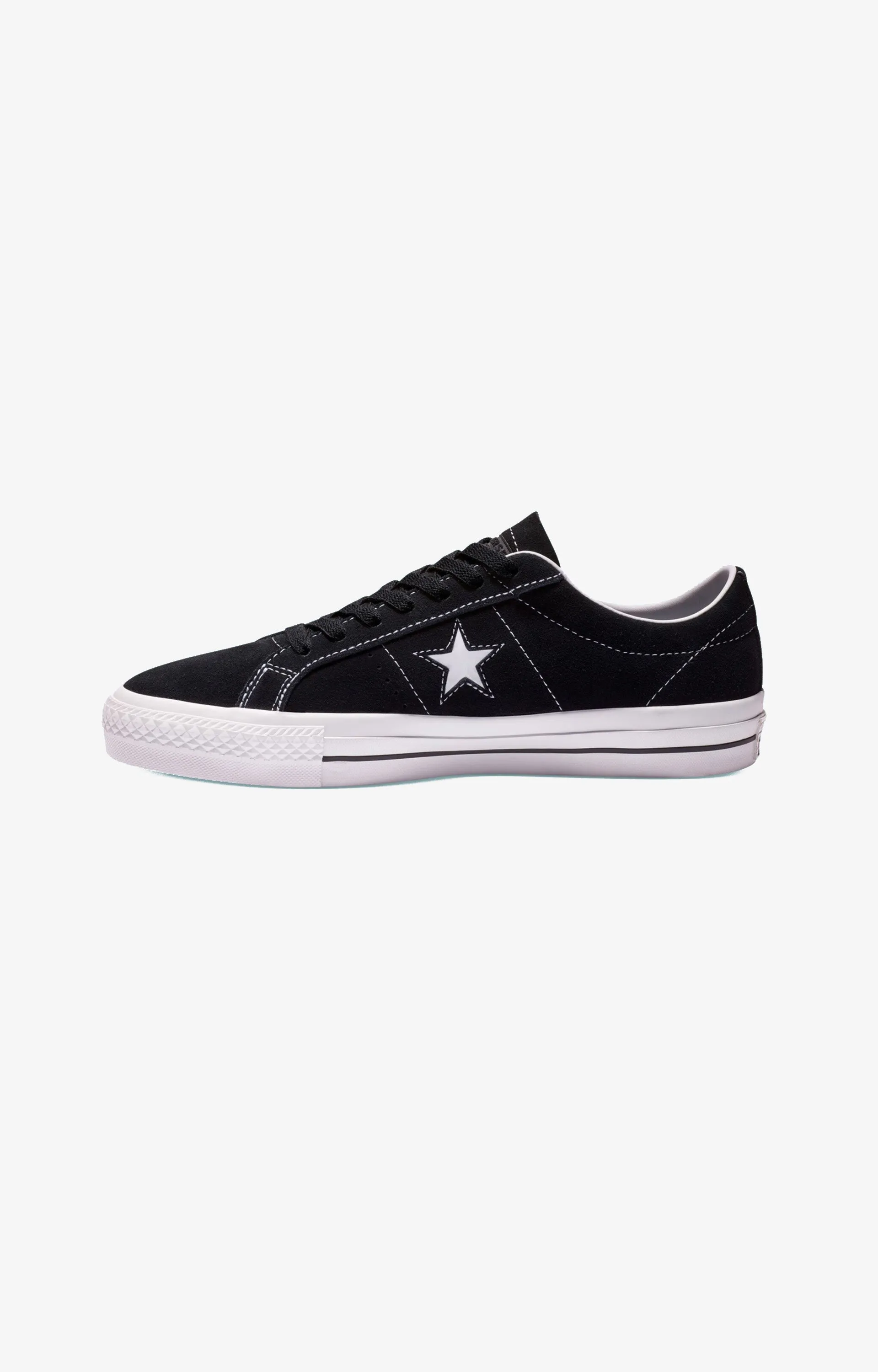 Converse One Star Pro Suede Low Mens Shoe, Black