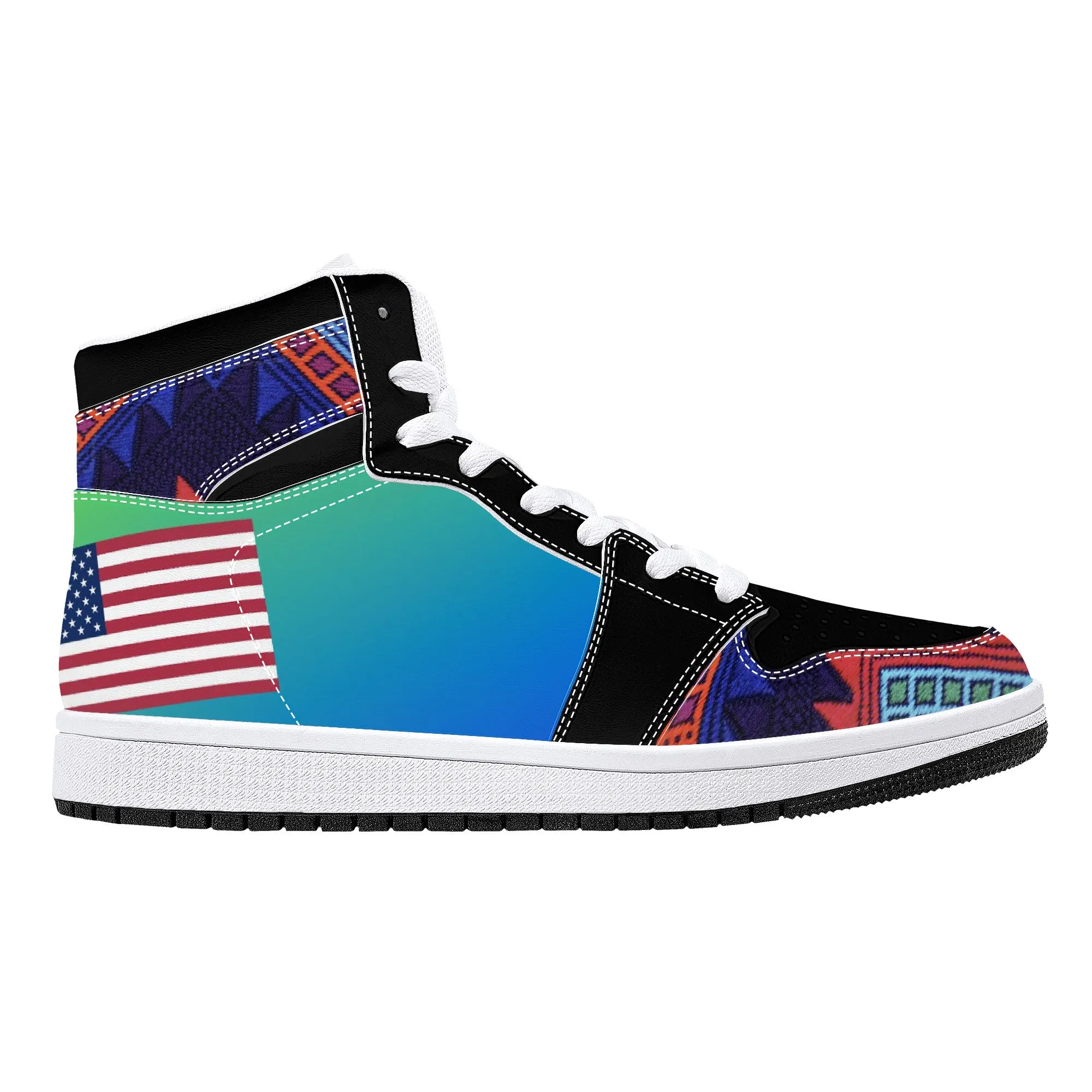 Cool shoes by Jake U | High Top Customized | Shoe Zero