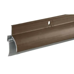 Dark Bronze Anodized Door Sweep-Rain Drip Combination for 36" Door