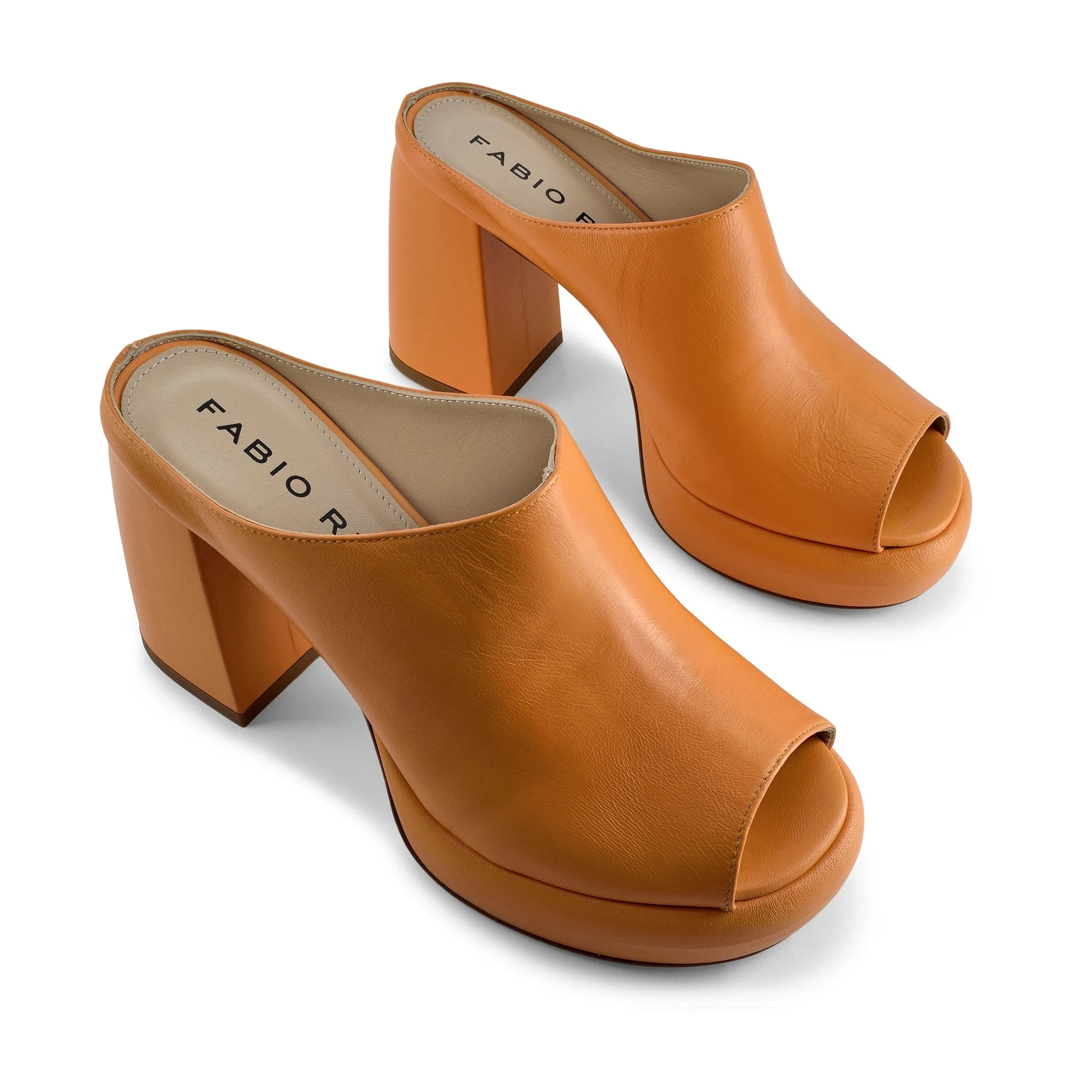 Doria Papaya Platform Mules