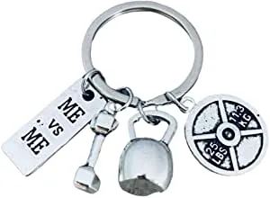 Dumbbell Keychain - Me vs Me