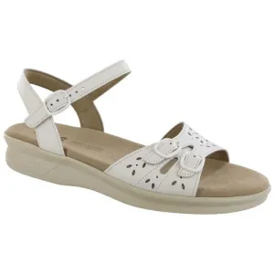 Duo Quarter White Strap Sandal Sas