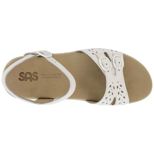 Duo Quarter White Strap Sandal Sas