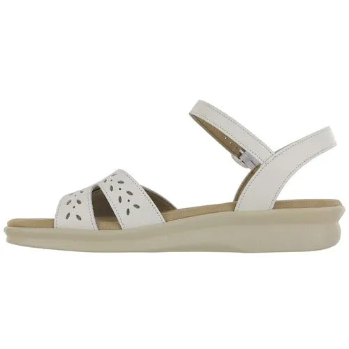 Duo Quarter White Strap Sandal Sas