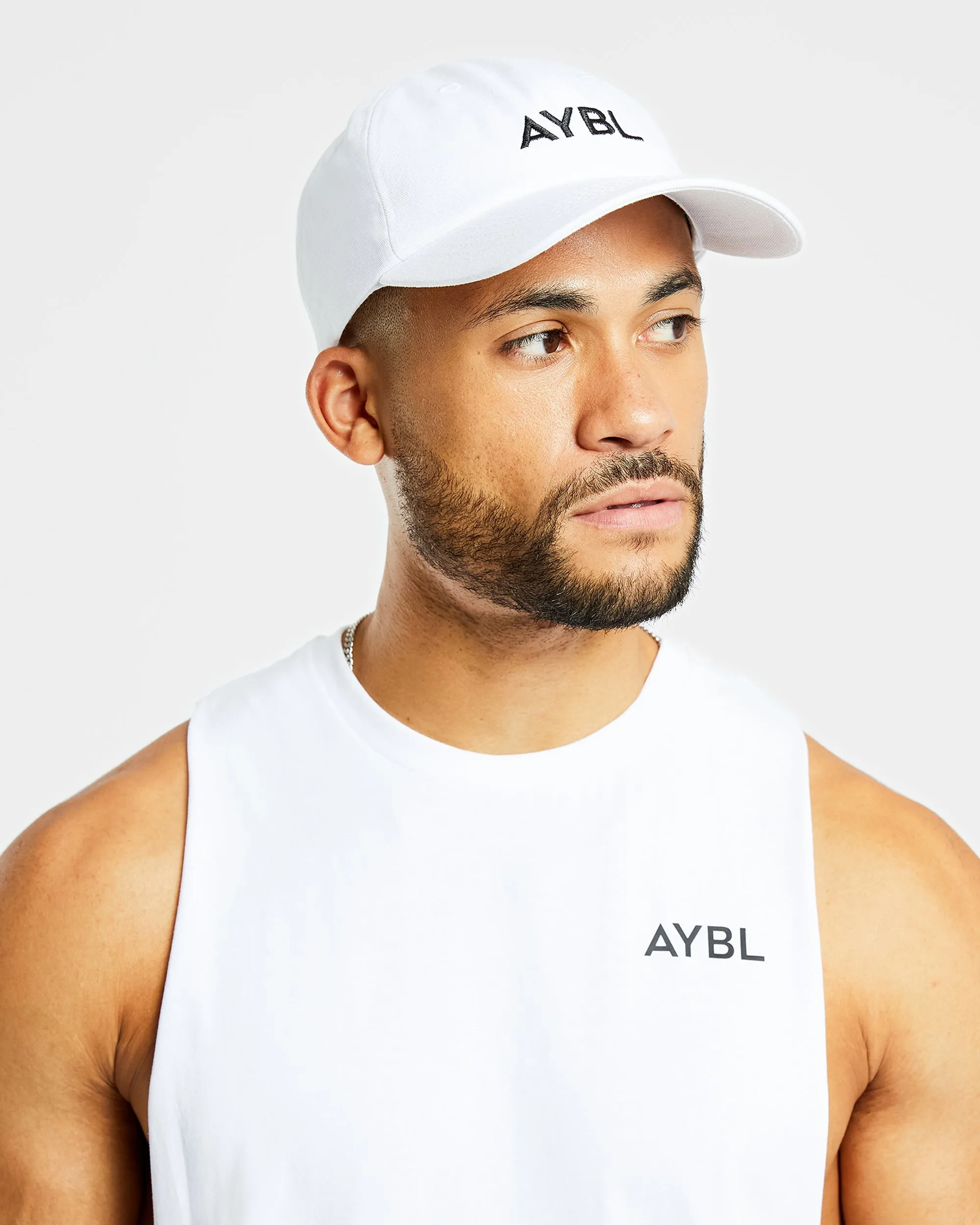 Embroidered Cap - White