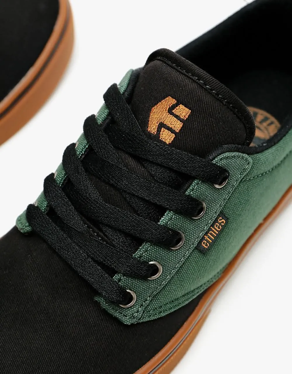 Etnies Fuerte Skate Shoes - Black/Green/Gum