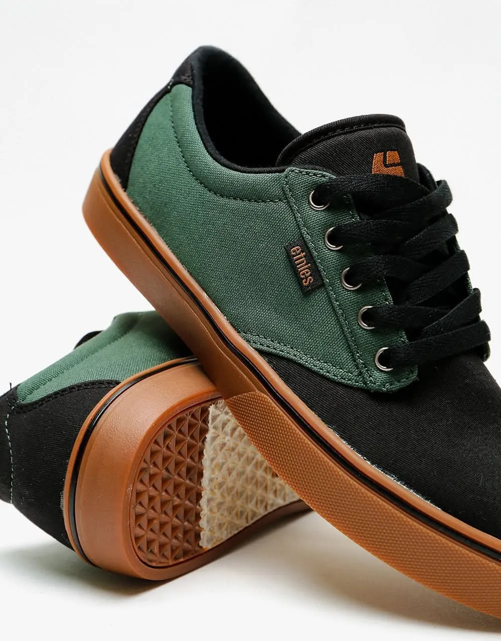 Etnies Fuerte Skate Shoes - Black/Green/Gum