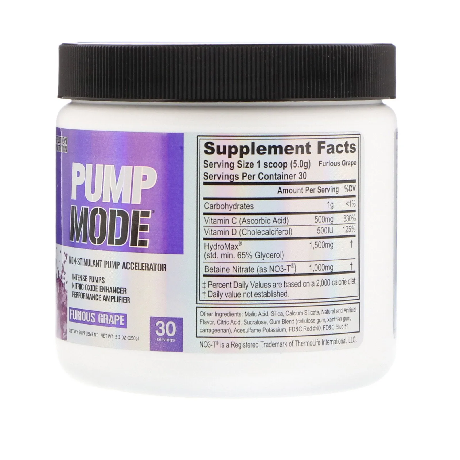 EVLution Nutrition Pump Mode