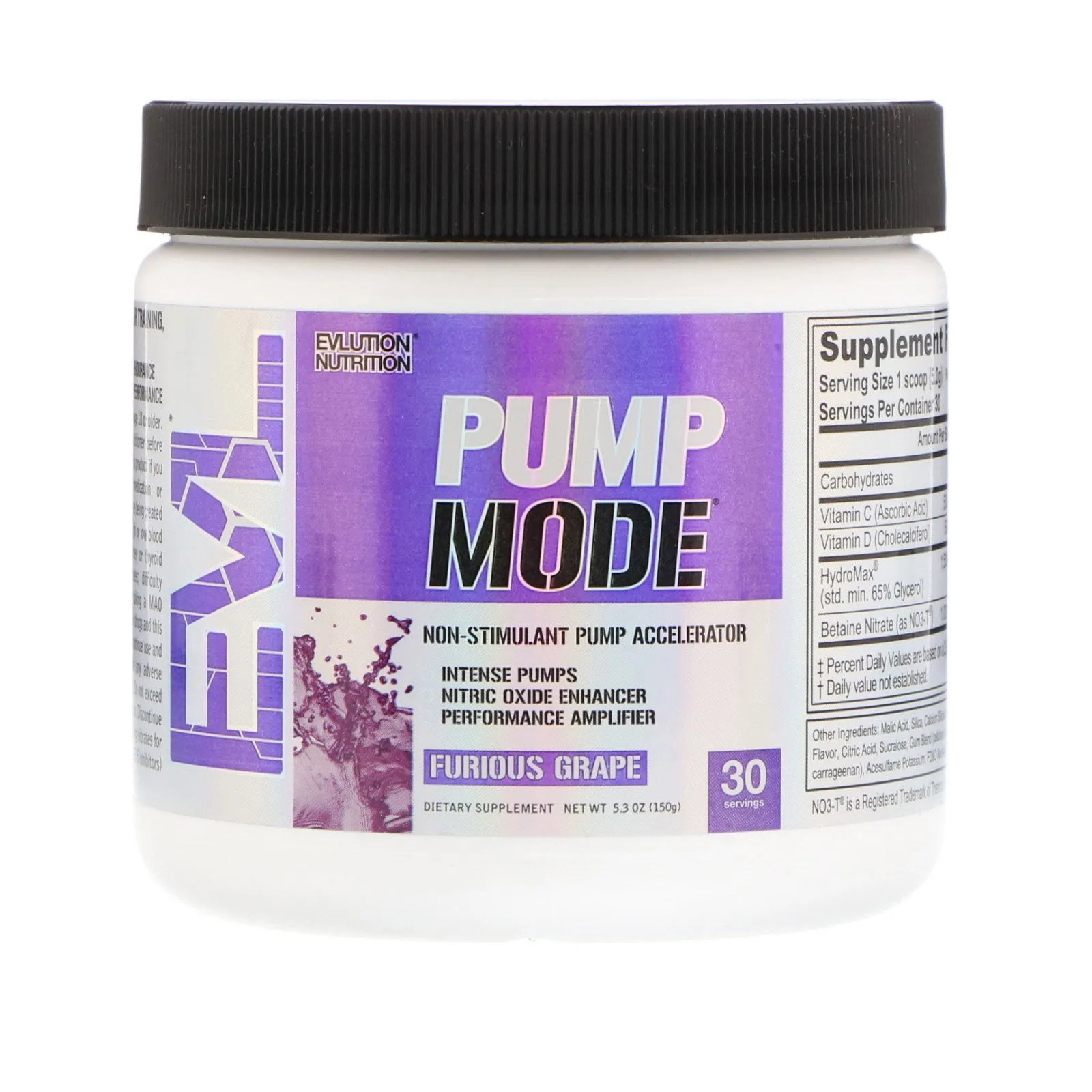 EVLution Nutrition Pump Mode