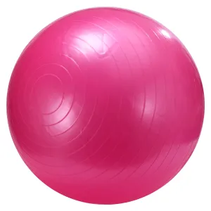 Exercise Ball Pink - Yoga Balance Ball For Pregnancy - Burst Resistant Swiss