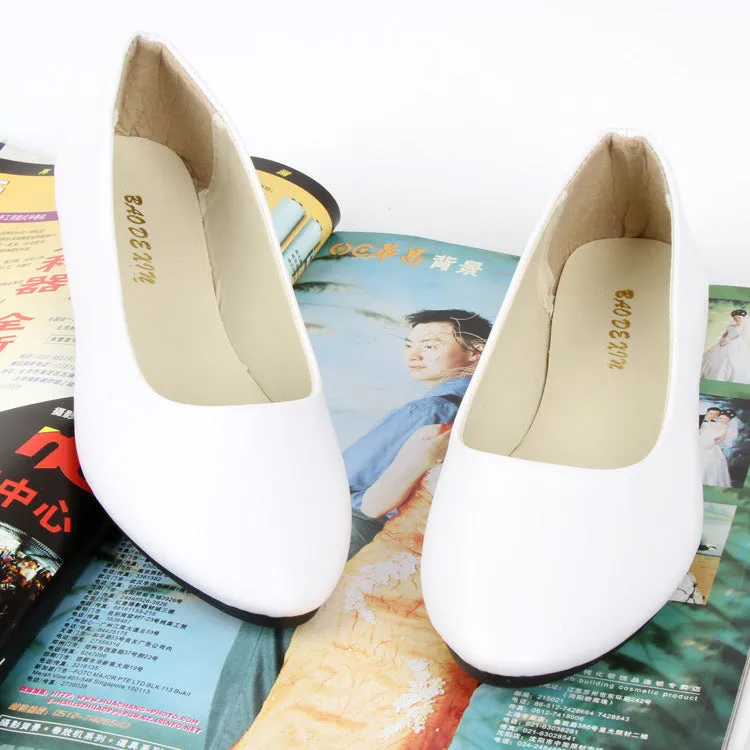 Fashion Korean Style Shoes Flat Pointed Toe