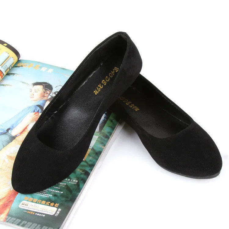 Fashion women shoes solid candy color patent PU shoes woman flats new ballet princess shoes