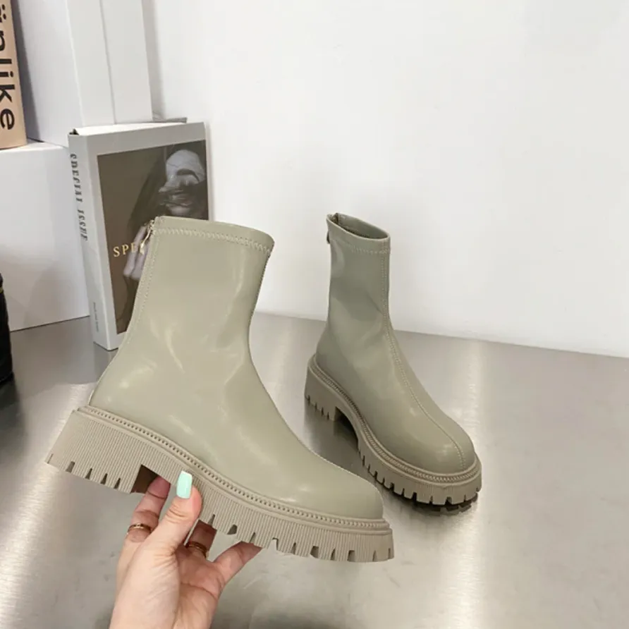 Festival PU Ankle Boots