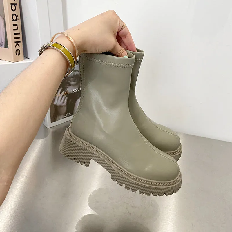 Festival PU Ankle Boots