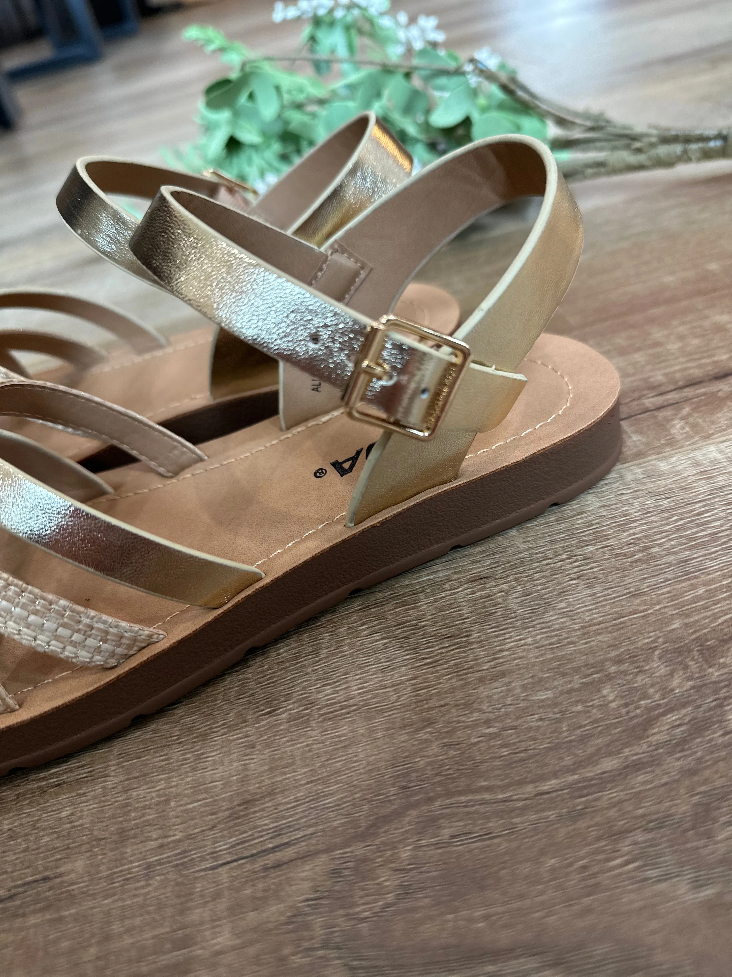 FINAL SALE ~ Lev Criss Cross Sandal (SODA)