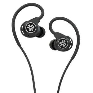 Fit Sport 3 Wired Fitness Earbuds Black