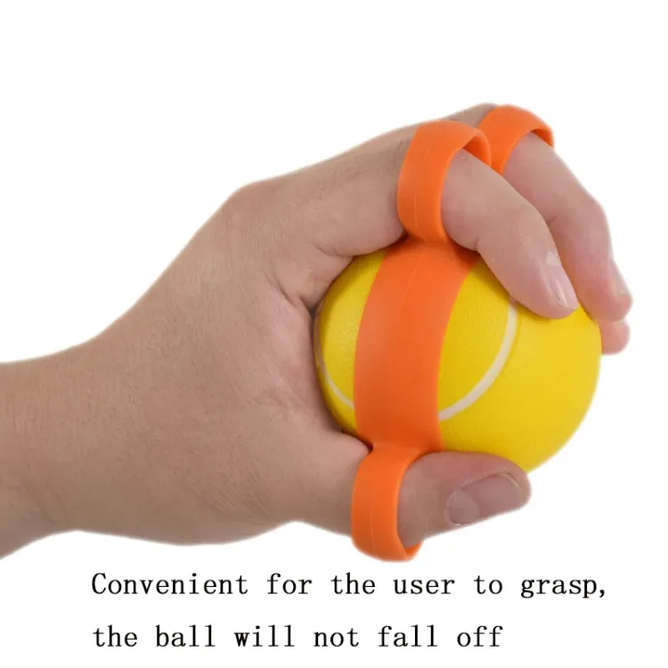 Five-Finger Grip Ball Finger Strength Rehabilitation Training Equipment, Specification: 10 Pound Round (Silicone Sleeve)