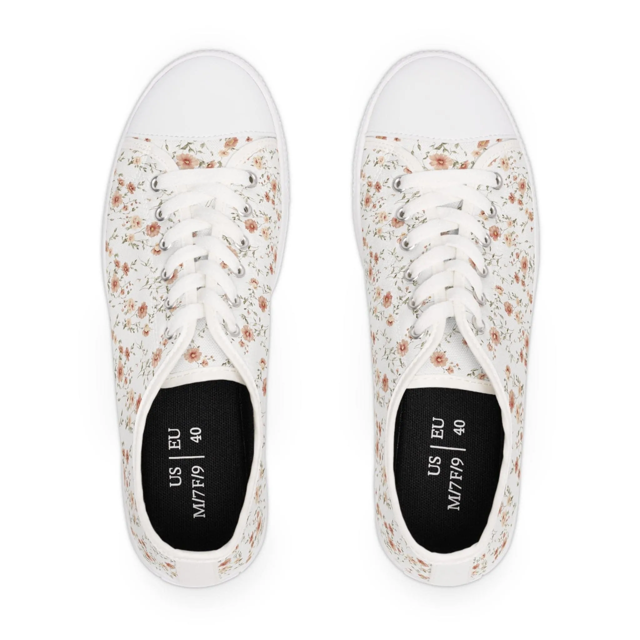 Floral Women's Low Top Sneakers