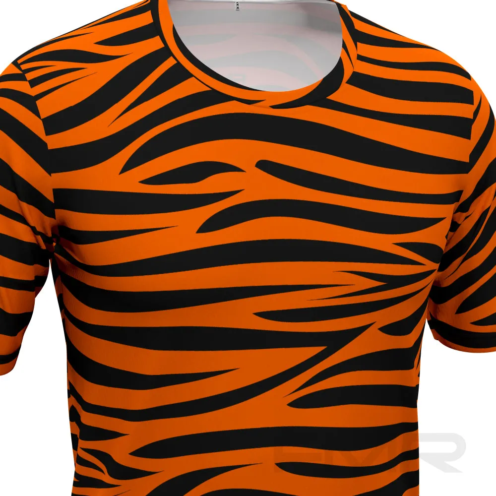 FMR Men's Tiger Print Short Sleeve Shirt