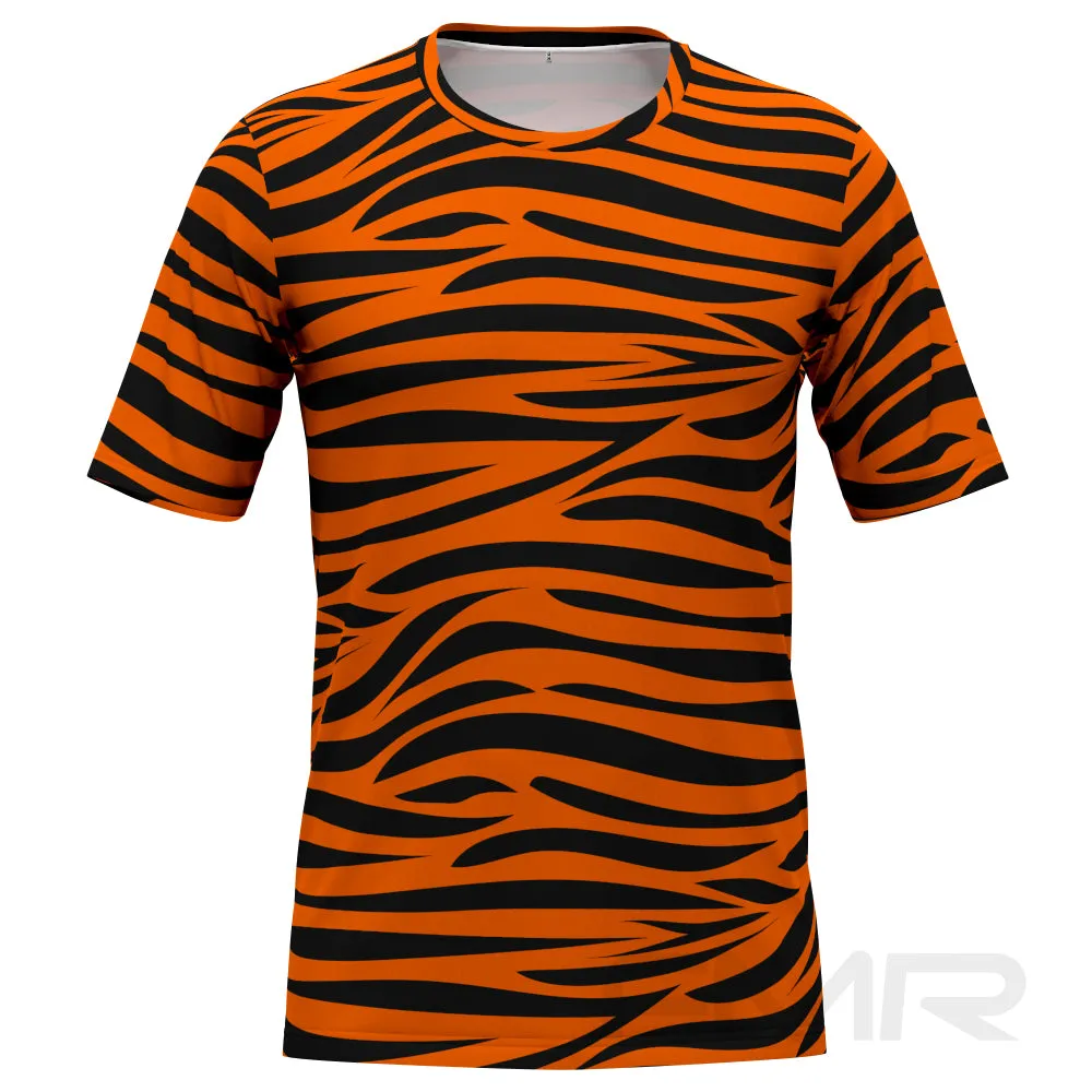 FMR Men's Tiger Print Short Sleeve Shirt