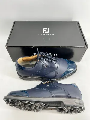 Footjoy Myjoys Premiere Series Wilcox Golf Shoes Navy 8 Wide