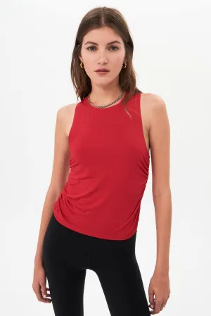 Frida Jersey Tank, Pirate Red