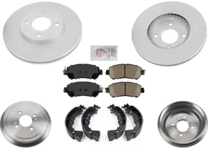 GEO Coated Disc Brake Rotors Brake Pads Brake Drums Shoes For Nissan Versa 20-22