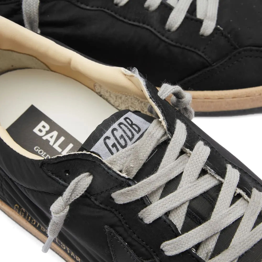 Golden Goose Ball Star leather sneakers, black