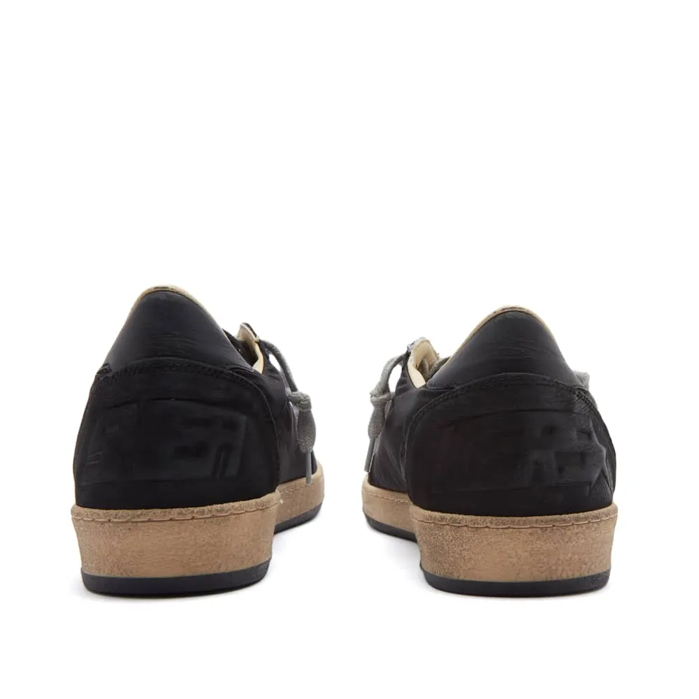 Golden Goose Ball Star leather sneakers, black