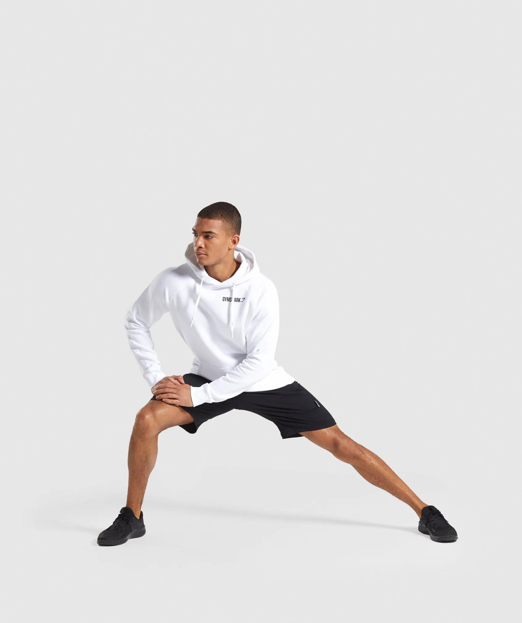 Gymshark Crest Hoodie - White