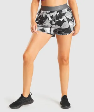 Gymshark Training Loose Fit Shorts - Black Print