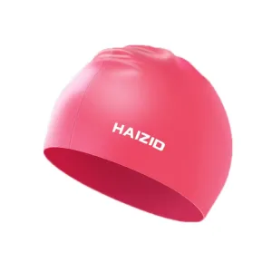 HAIZID Silicone Waterproof Oversized Swimming Cap, Color: Rose Red 50g