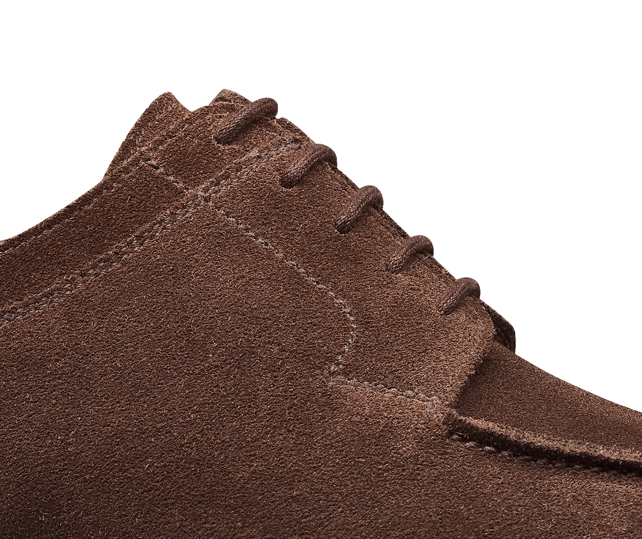 Hardwick Dark Brown Suede