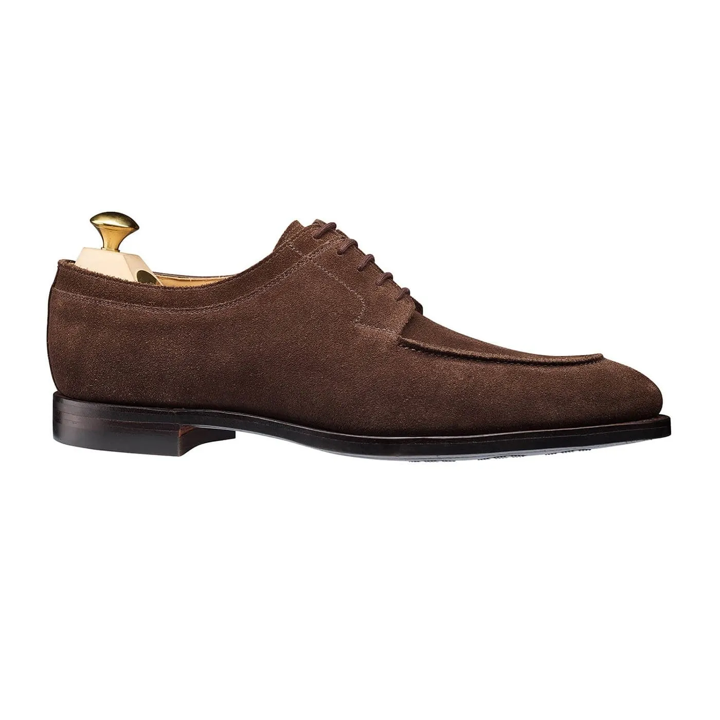 Hardwick Dark Brown Suede