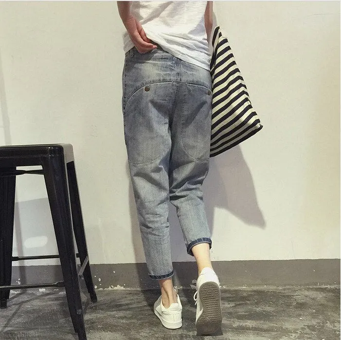 Harlem - Loose style denim trousers