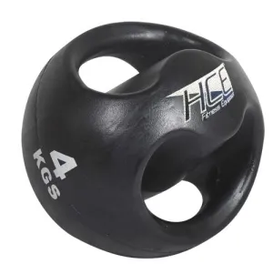 HCE Double Grip 4Kg Medicine Ball-Black