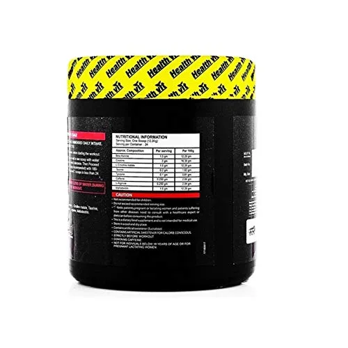 Healthvit Fitness Pre-Workout Explosive Energy 300gm Powder (Watermelon Tequila Flavour)