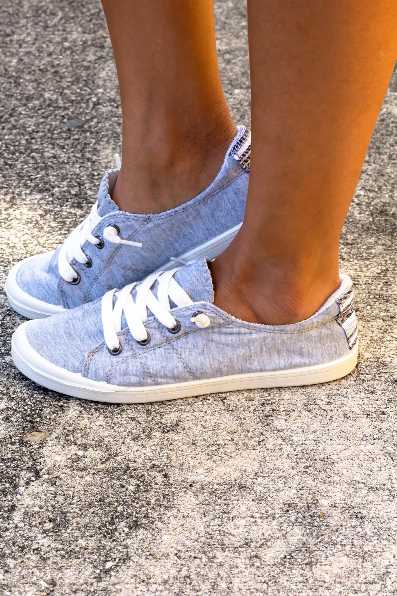 Heather Gray Sneakers