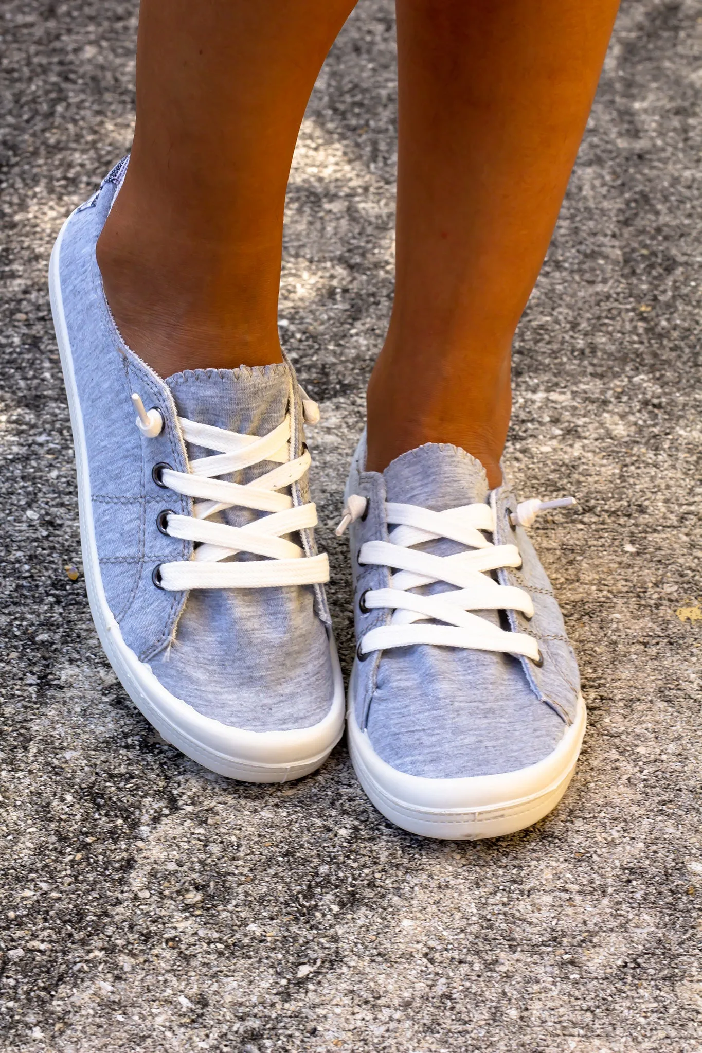 Heather Gray Sneakers