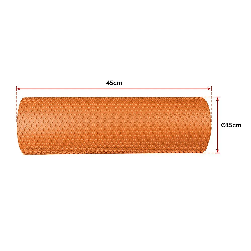 High-Density EVA Foam Roller 45x15cm for Yoga & Pilates