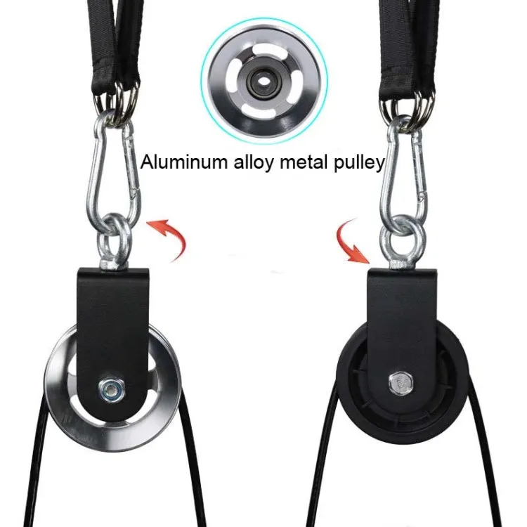 Homemade Fitness Equipment Home High Pull-Down Training Equipment Rally Triceps, Specification: 2.0cm Bell Plate Tray Set 3