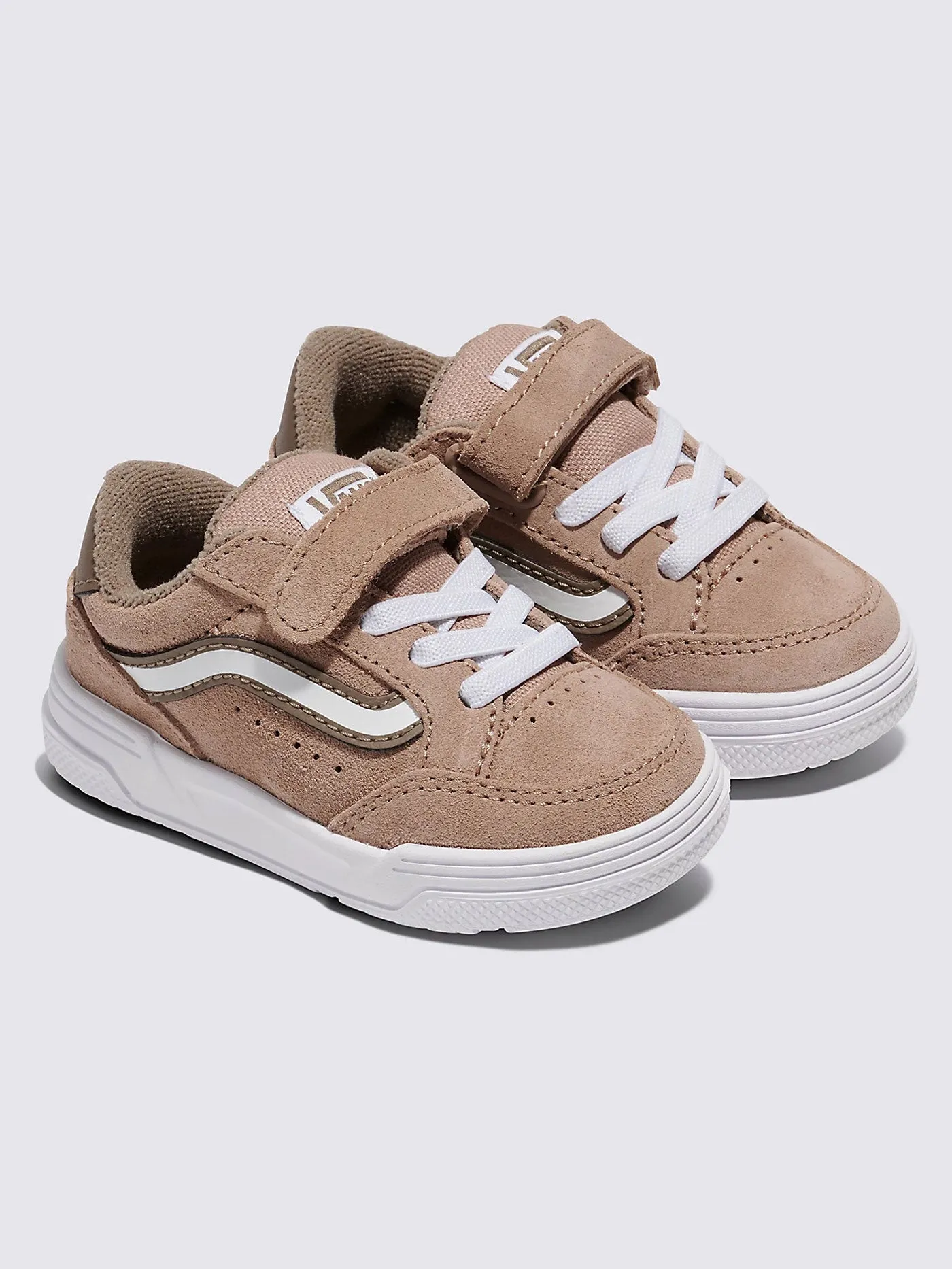 Hylane V Suede Warm Taupe Shoes (Little Kids)