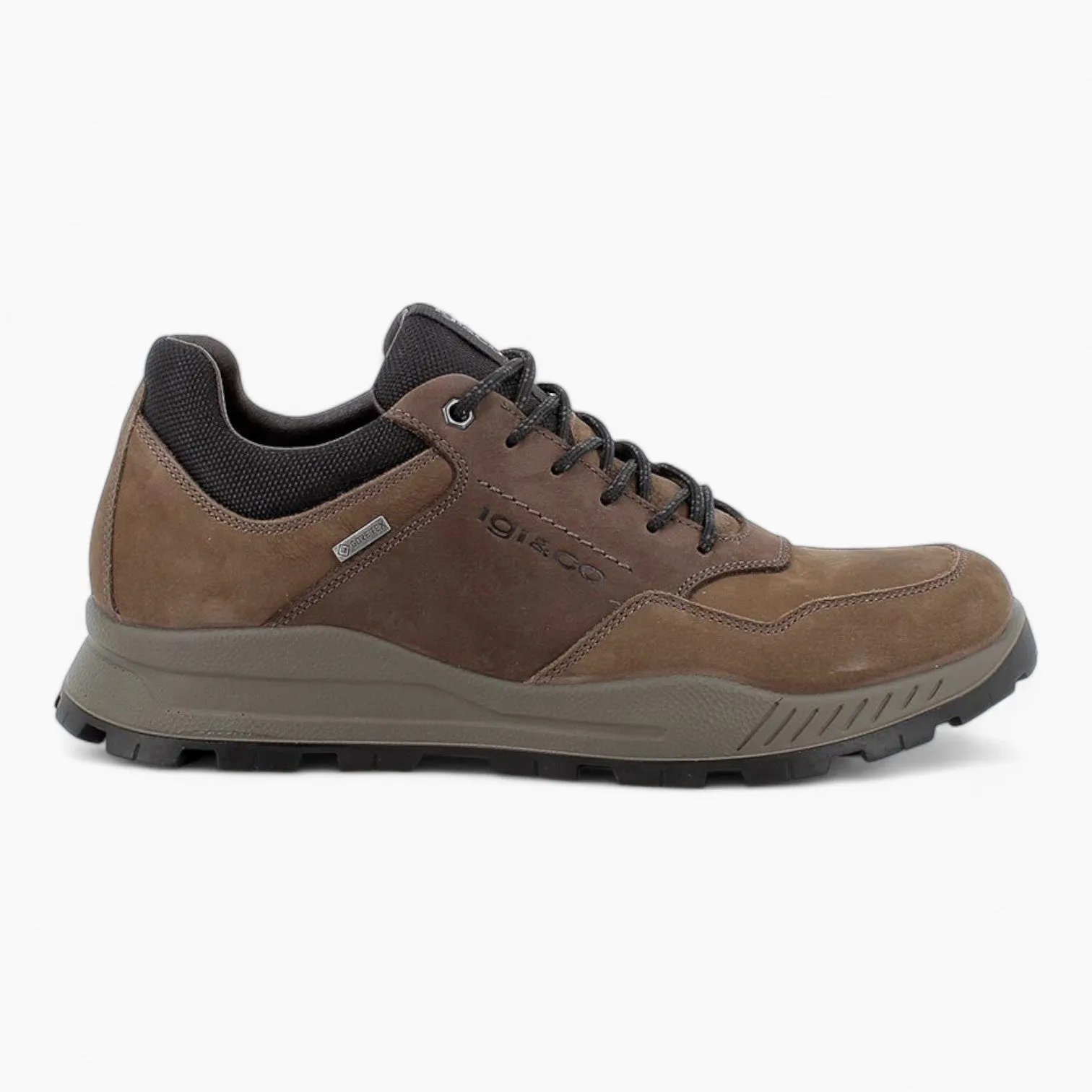 IGI & Co Men's Brown Leather GORE-TEX Sneakers – Waterproof & Traction-Enhanced