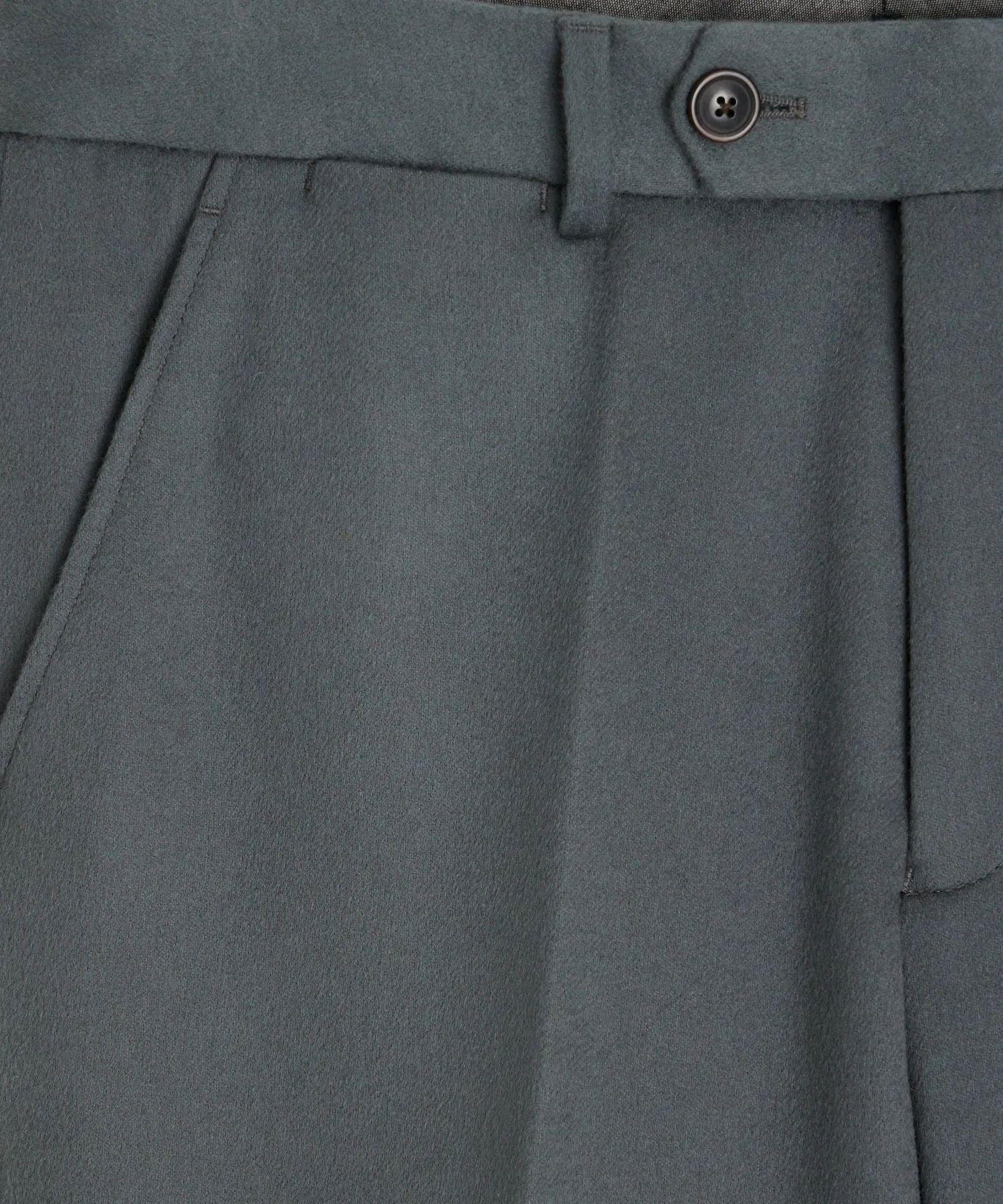 Italian Cashmere Sutton Trouser in Slate Blue