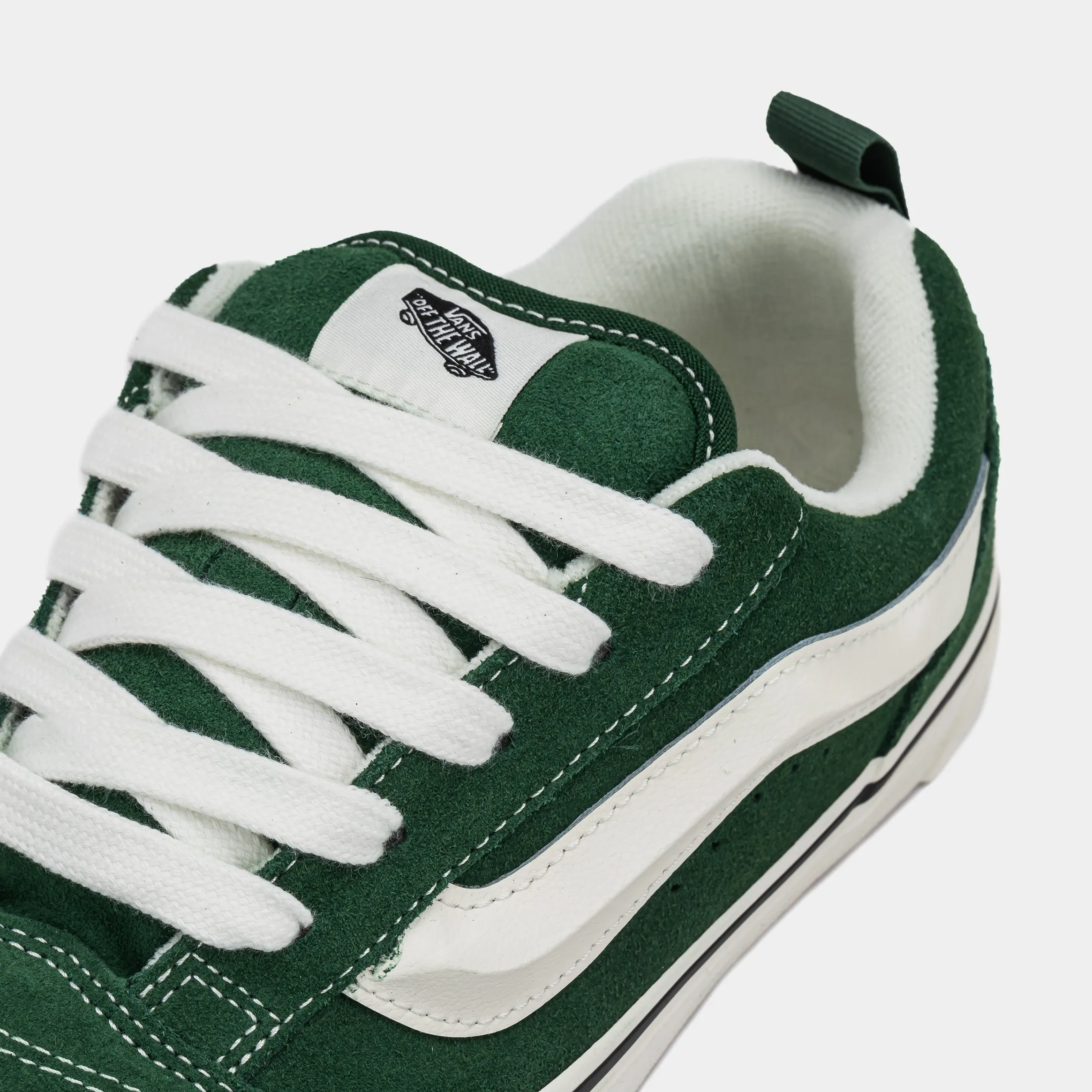 Knu Skool Grade School Skate Shoes (Green/White)